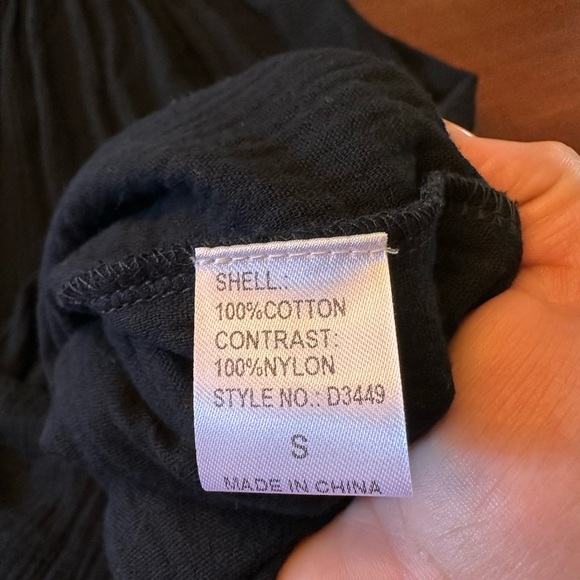 Miou Muse‎ NWT SZ SM Black crochet  Halter Maxi Dress - Picture 15 of 16